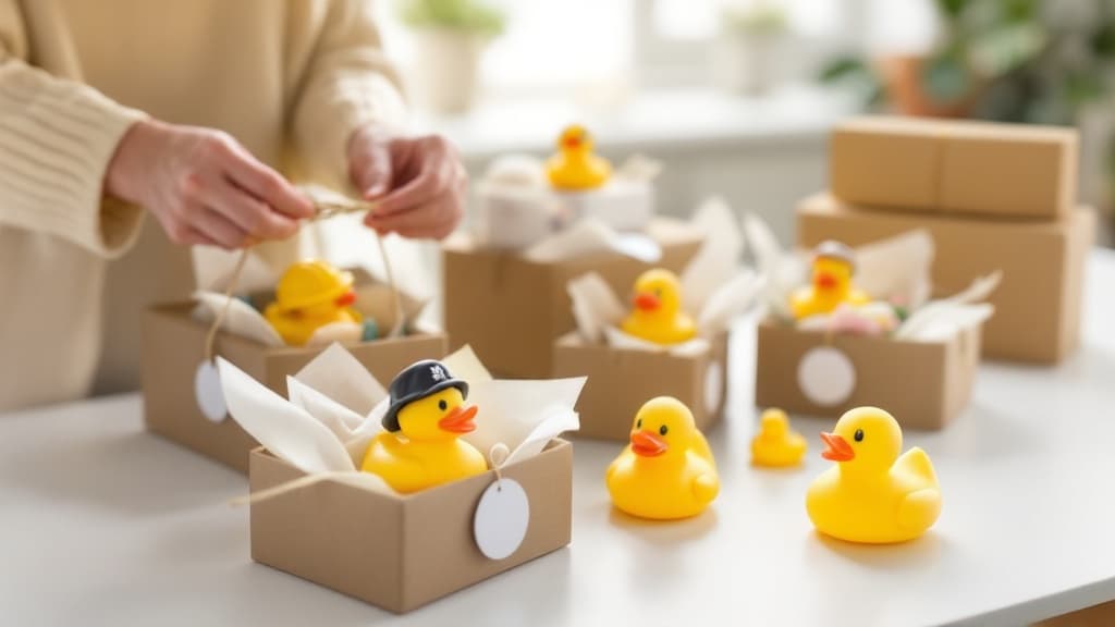 Curated duck bundles ready for gifting